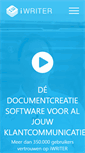 Mobile Screenshot of iwriter.nl